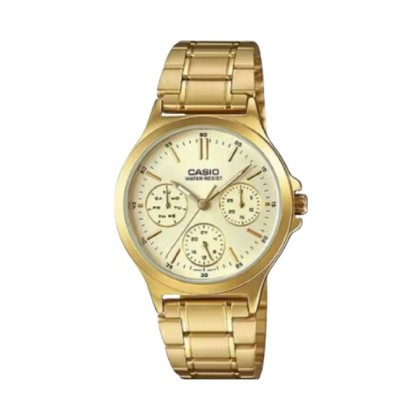 Casio General LTP-V300G-9AUDF Quartz Date Day Gold Women Watch